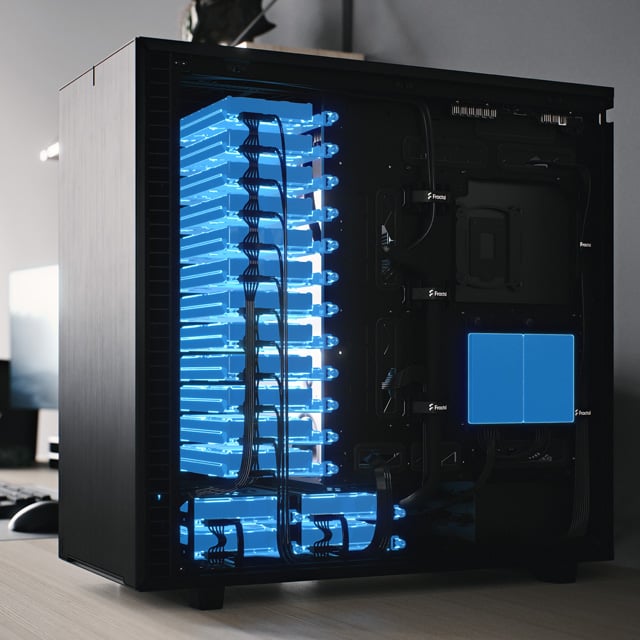 PCケース(自作PC用) Fractal Define 7 Computer Cace Fractal Design Define 7 XL Black Brushed Aluminum / Steel E